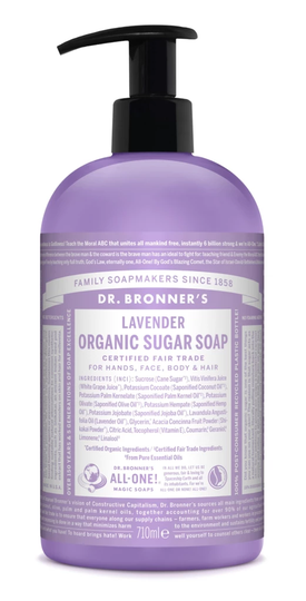 Lavender Organic Sugar Soap 709 ml