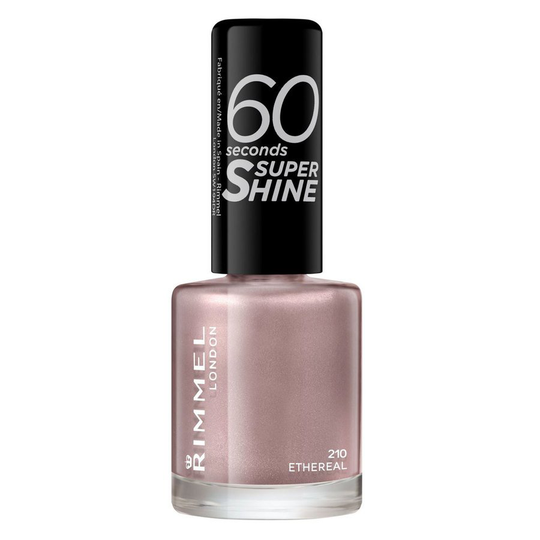 Rimmel London 60 Seconds Super Shine Nail Polish 8 ml ─ #210 Ethereal Nude