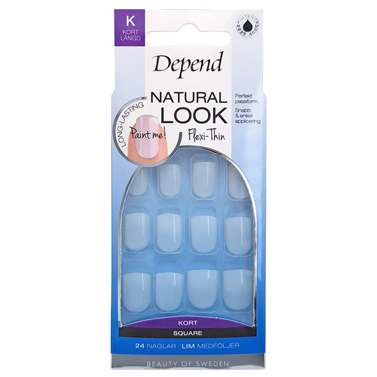 Natural Look Square Kort, Depend Irtokynnet