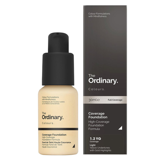 The Ordinary Coverage Foundation 30ml - 1.2 YG Light Yellow Gold