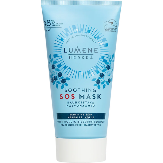 HERKKÄ Soothing SOS Mask, Lumene Kasvonaamio