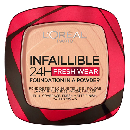 L'Oréal Paris Infaillible 24H Fresh Wear Foundation In A Powder 9 g - Golden Honey