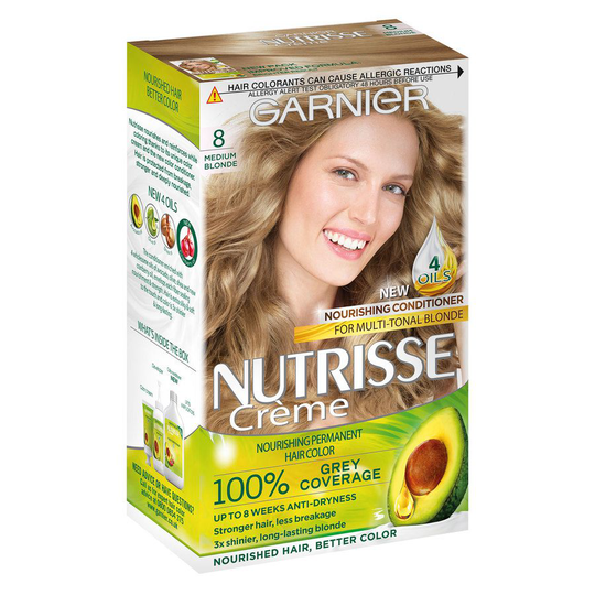 Garnier Nutrisse Cream - 8 Medium Blonde