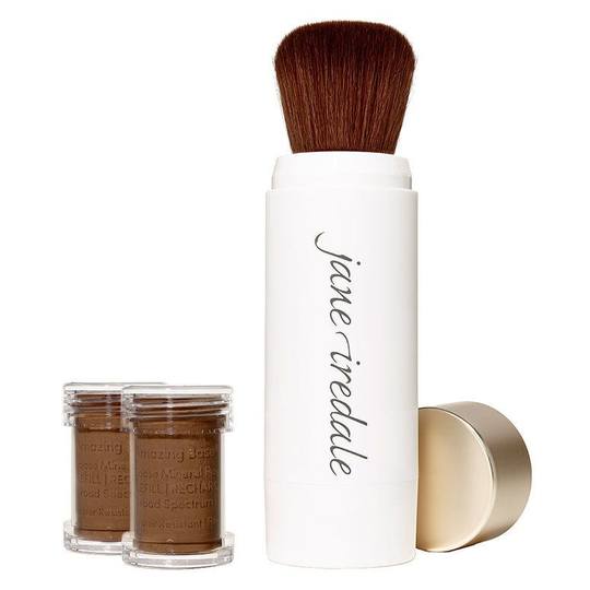 Jane Iredale Amazing Base Refillable Brush 2 x Refills - Cocoa
