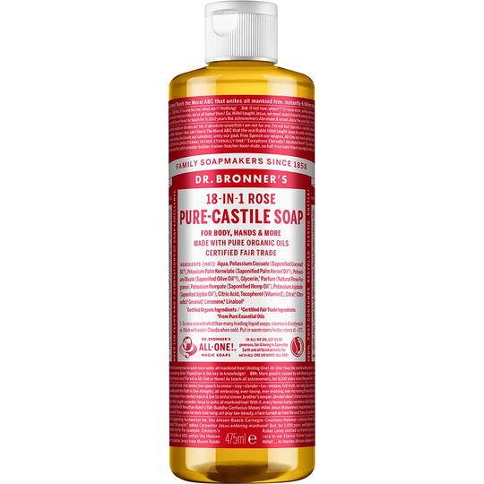 Magic Soaps Rose, 475 ml Dr. Bronner's Suihku- ja kylpytuotteet