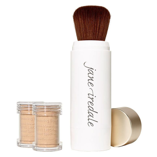Jane Iredale Amazing Base Refillable Brush 2 x Refills - Honey Bronze