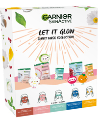 SkinActive Let It Glow Sheet Mask Collection Gift Set