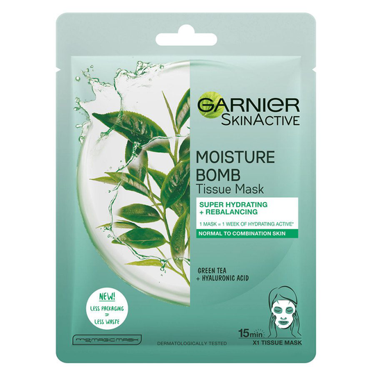 Garnier Tissue Mask Moisture Bomb Super-Hydrating Re-Balancing 28g