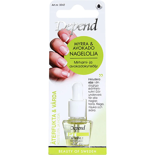 Myrrh & Avocado Nail Oil, Depend Kynsinauhojen hoito