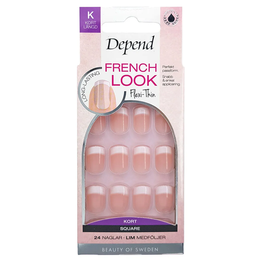 French Look Rosa Square Kort, Depend Tekokynnet