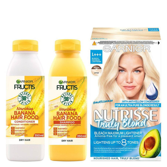 Garnier Fructis Hair Food Banana + Nutrisse Pakettidiili