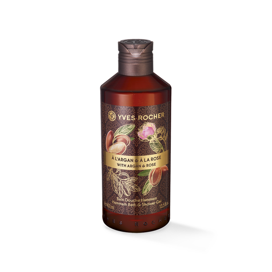 Suihkugeeli - argan ja ruusu, 400 ml