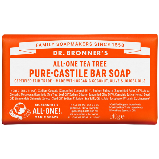 Magic Soaps All-One Hemp Tea Tree, 140 g Dr. Bronner's Suihkugeelit