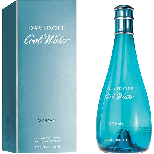 Davidoff Cool Water Woman EdT, 50 ml Davidoff Naisten hajuvedet
