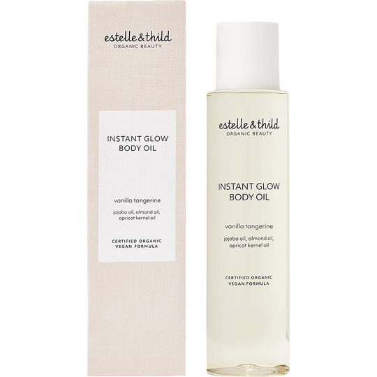 Vanilla Tangerine Instant Glow Body Oil, 100 ml estelle & thild Vartalovoiteet