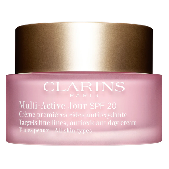 Multi-Active Jour SPF 20 for All Skin Types, 50 ml Clarins Päivävoiteet