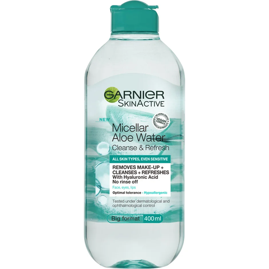 Micellar Aloe Cleansing Water, 400 ml Garnier Misellivesi