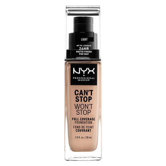 NYX Professional Makeup Can't Stop Won't Stop Full Coverage Foundation Light 30ml