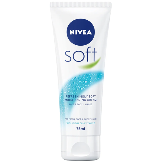 Soft Moisturising Cream, 75 ml Nivea Vartalovoiteet