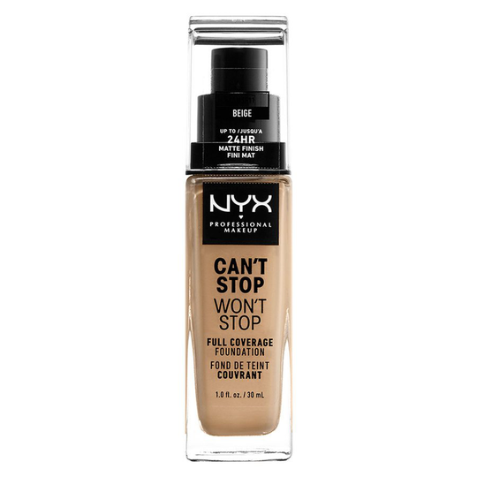 NYX Professional Makeup Can't Stop Won't Stop Full Coverage Foundation Beige 30ml