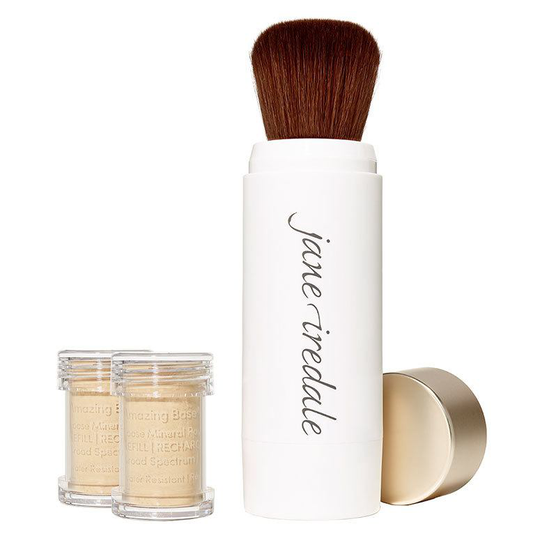 Jane Iredale Amazing Base Refillable Brush 2 x Refills - Warm Silk