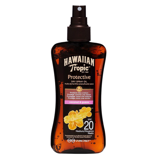 Hawaiian Tropic Protective Dry Spray Oil SPF20 200ml