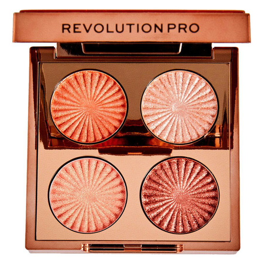 Revolution Pro Goddess Glow Eye Quad Golden Hour Eyeshadow Palette 4x2,5g