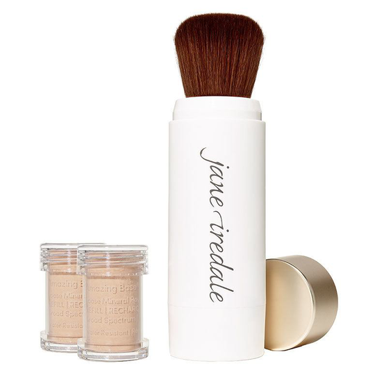 Jane Iredale Amazing Base Refillable Brush 2 x Refills - Natural
