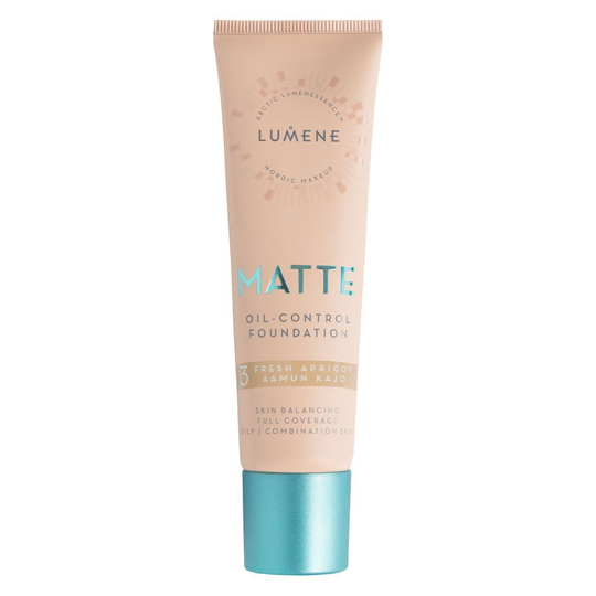 Lumene Matte Oil-Control Foundation 30 ml - 3 Fresh Apricot