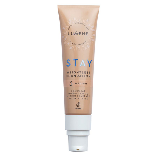 Lumene Stay Weightless Foundation SPF30 30 ml ─ 3 Medium