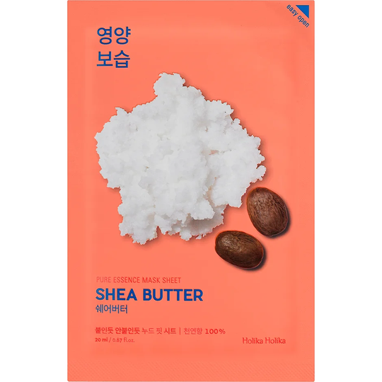 Holika Holika Pure Essence Mask Sheet - Shea Butter, Holika Holika Kasvonaamio