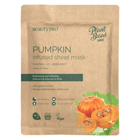 BeautyPro Plant Based Pumpkin Infused Sheet Mask 22 ml