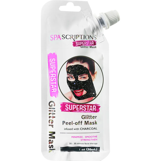 Superstar Glitter Peel-Off Mask, 30 ml Spascriptions Kasvonaamio