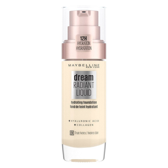 Maybelline Dream Radiant Liquid Foundation #3 True Ivory 30ml