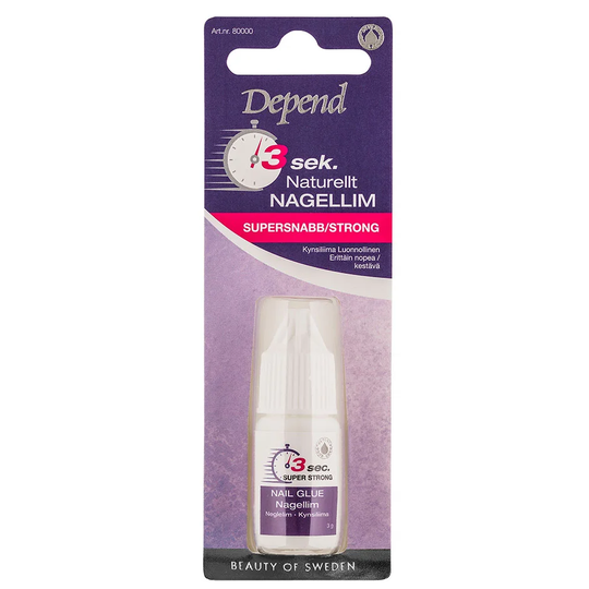 Naturellt Nagellim 3 Sek, Depend Irtokynnet