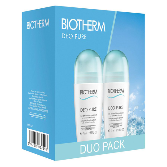 Biotherm Deodorants Duo Sleeve Deo Pure Roll-On Set 2 x 75 ml