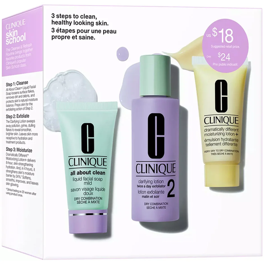 3 Step Skin Type 2 Set, Clinique Kasvoille