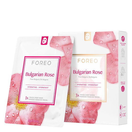 Foreo UFO Mask Bulgarian Rose Sheet Mask 3 x 20 g
