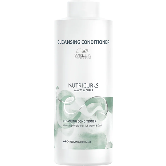 NUTRICURLS Cleansing Conditioner for Waves & Curls, 1000 ml Wella Hoitoaine