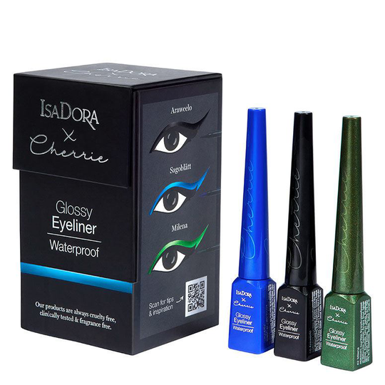 IsaDora X Cherrie Glossy Eyeliner Trio 3kpl