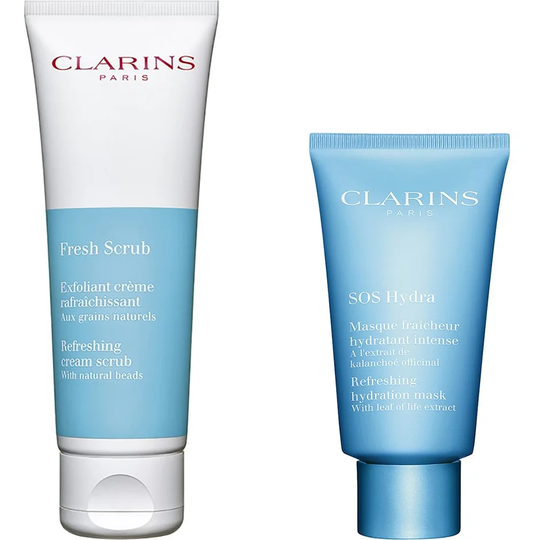 SOS Hydra Scrub & Mask, Clarins Ihonhoito