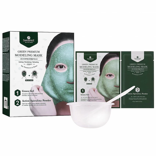 Green Premium Modeling Mask, 50 ml Shangpree Kasvonaamio