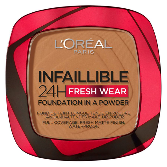 L'Oréal Paris Infaillible 24H Fresh Wear Foundation In A Powder 9 g - 355 Sienna
