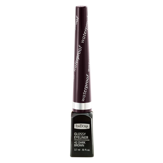 IsaDora Glossy Eyeliner 4 ml ─ #42 Dark Brown
