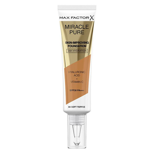 Max Factor Miracle Pure Skin-Improving Foundation 30 ml ─ 84 Soft Toffee