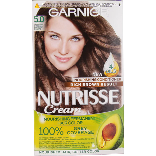 Garnier Nutrisse Mocca, Garnier Ruskeat hiukset