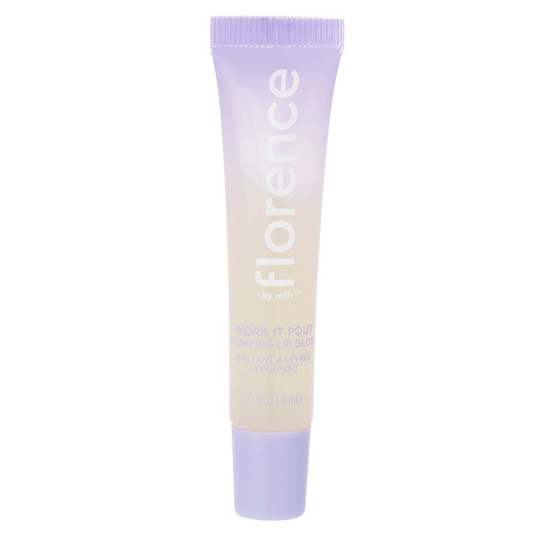 Florence By Mills Work It Pout Plumping Lip Gloss Sunny Hunny Champagne 8ml
