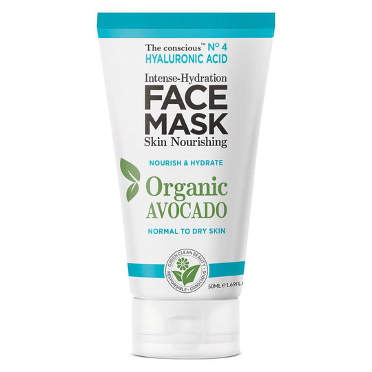 Biovène The Conscious Hyaluronic Acid Intense Hydration Face Mask Organic Avocado 50 ml
