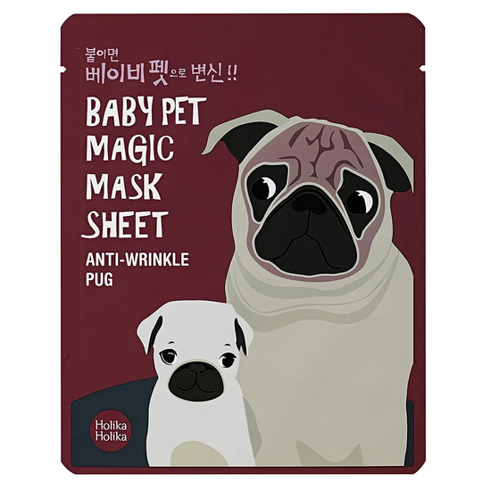 Holika Holika Baby Pet Magic Mask Sheet Pug, Holika Holika Kasvonaamio