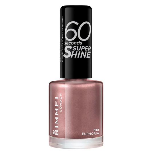 Rimmel London 60 Seconds Super Shine Nail Polish 8 ml ─ #510 Euphoria